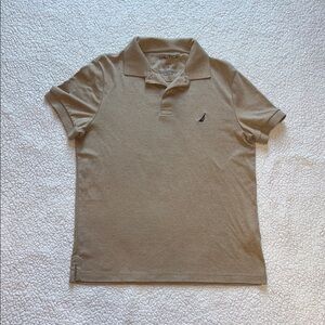 Nautica Men's Tan Polo Shirt